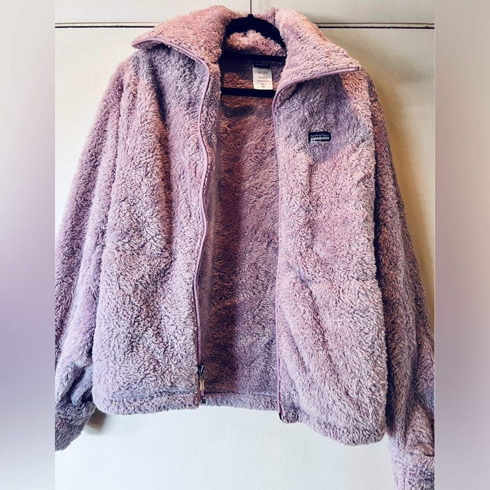 Vintage Patagonia Los Gatos Fleece Jacket | Kids XL Fits Women’s Small | Lilac